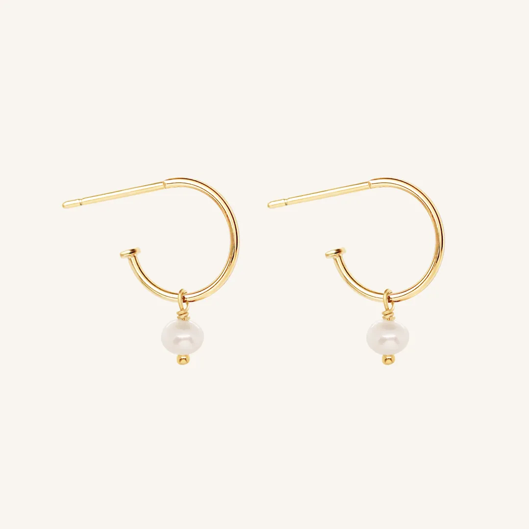 Olsen Pearl Hoops - Stone of Potential