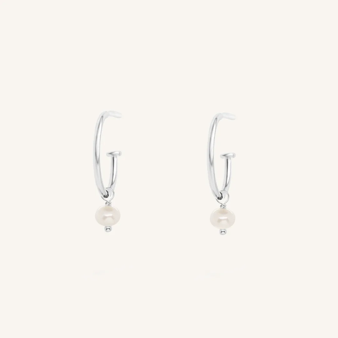 Olsen Pearl Hoops - Stone of Potential