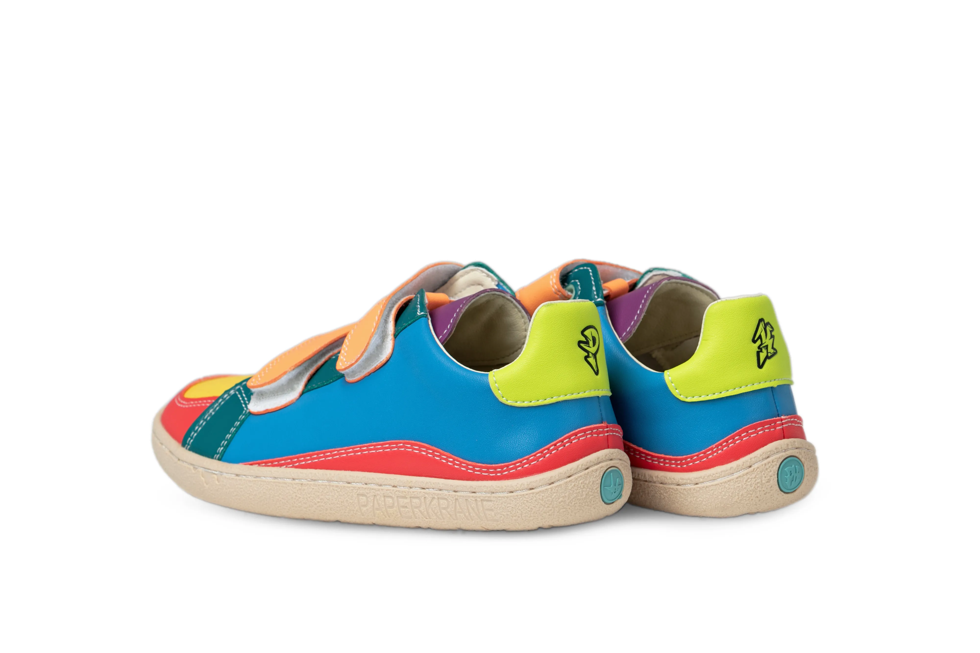 PaperKrane Kids Sneakers - Veggie Velcro - Vegan - FINAL SALE