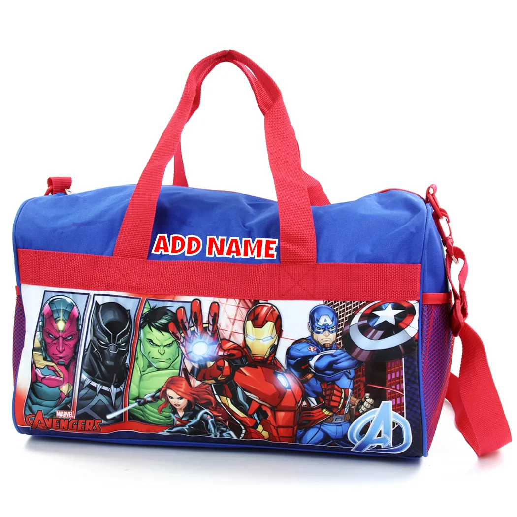 Personalized Kid's Travel Duffel Bag - Avengers