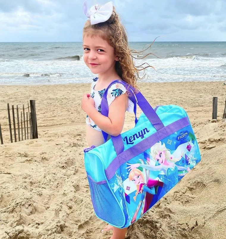 Personalized Kid's Travel Duffel Bag - Frozen