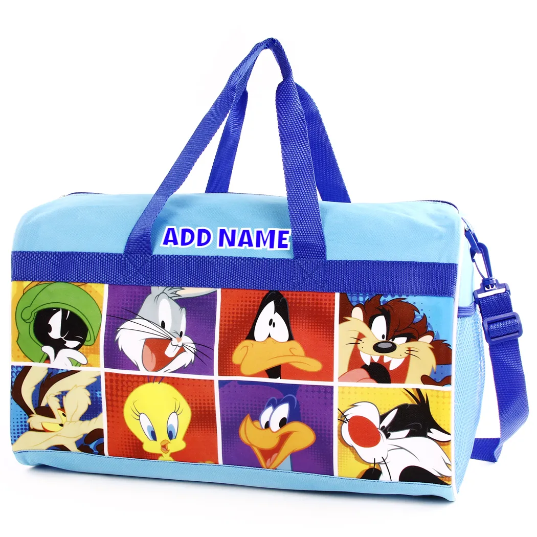 Personalized Kid's Travel Duffel Bag - Looney Tunes