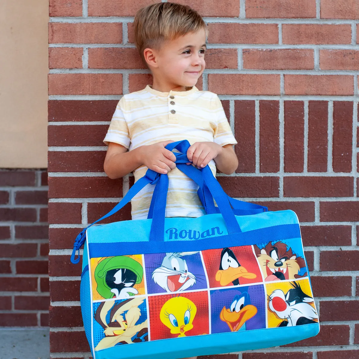 Personalized Kid's Travel Duffel Bag - Looney Tunes