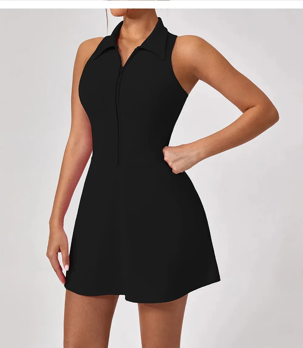 Polo Activewear Dress with Shorts