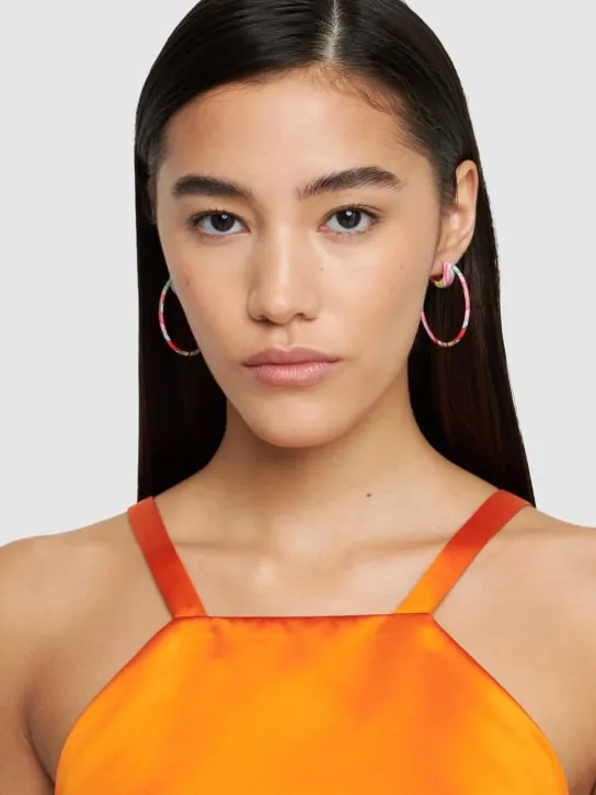 Pucci   Small printed hoops 