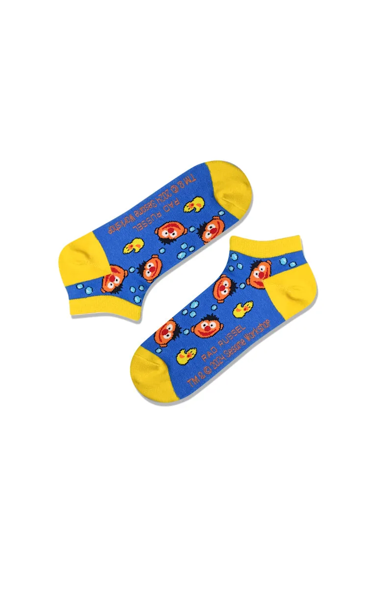 Rad Russel x Sesame Street Ernie with Rubber Duckie Ankle Socks