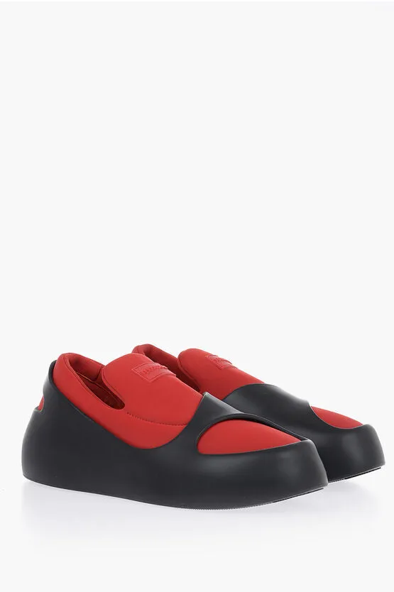 Salvatore Ferragamo Bicolor LUNAR Slip-On Sneakers