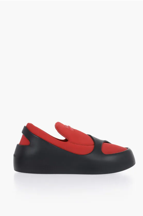 Salvatore Ferragamo Bicolor LUNAR Slip-On Sneakers