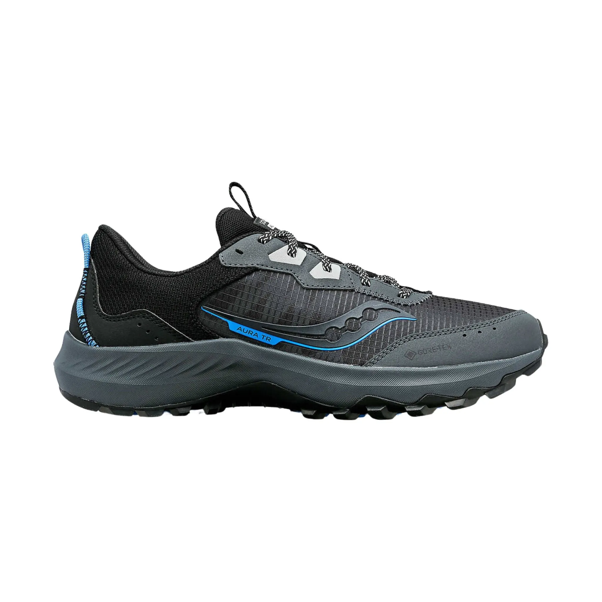 Saucony Men's Aura TR GTX Running Shoes - Shadow/Black