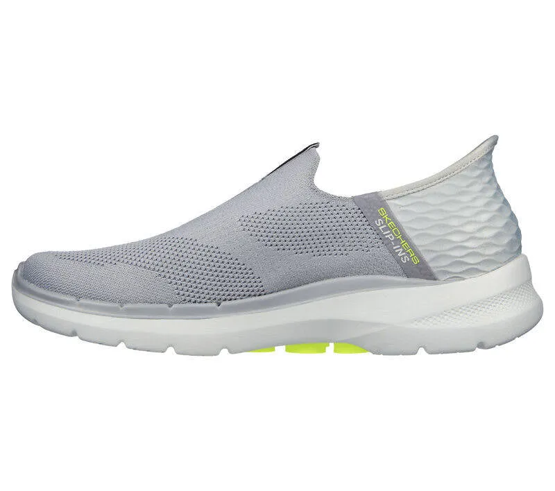 Skechers Mens Slip-ins Go Walk 6 Easy On Grey