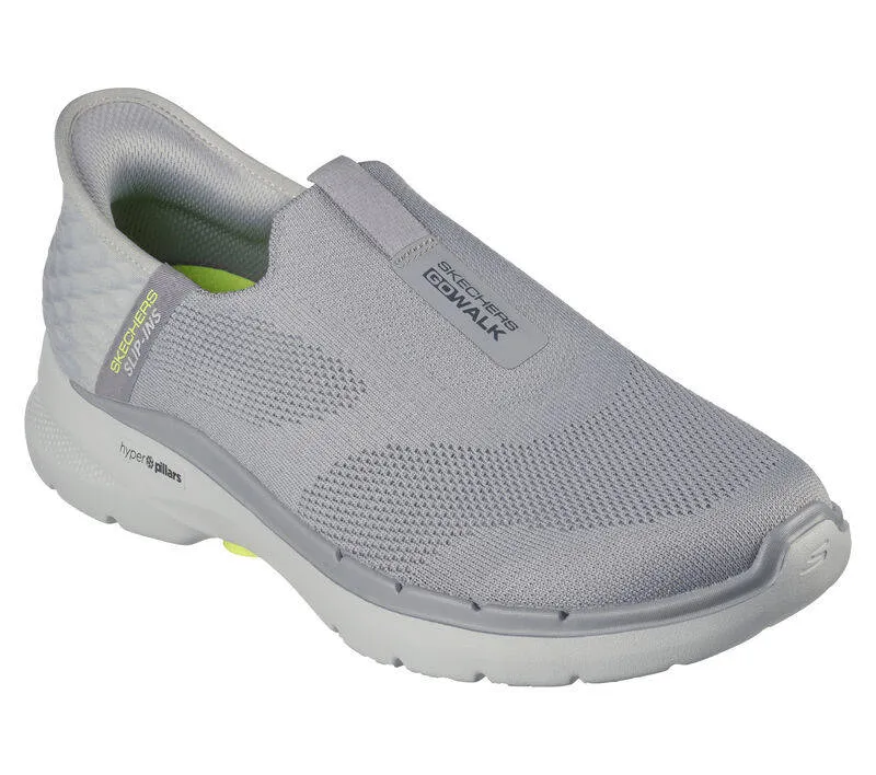 Skechers Mens Slip-ins Go Walk 6 Easy On Grey