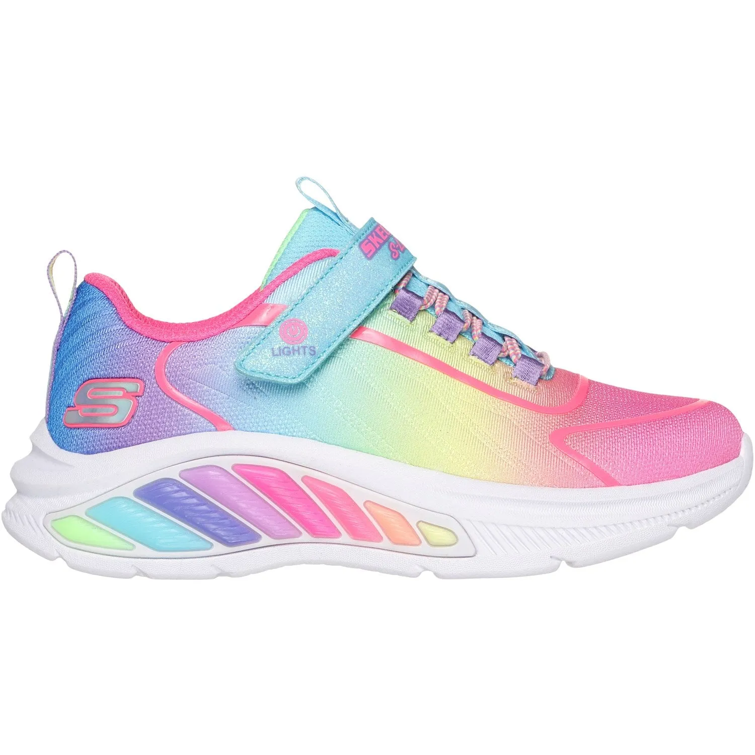 Skechers Turquoise Rainbow Cruisers