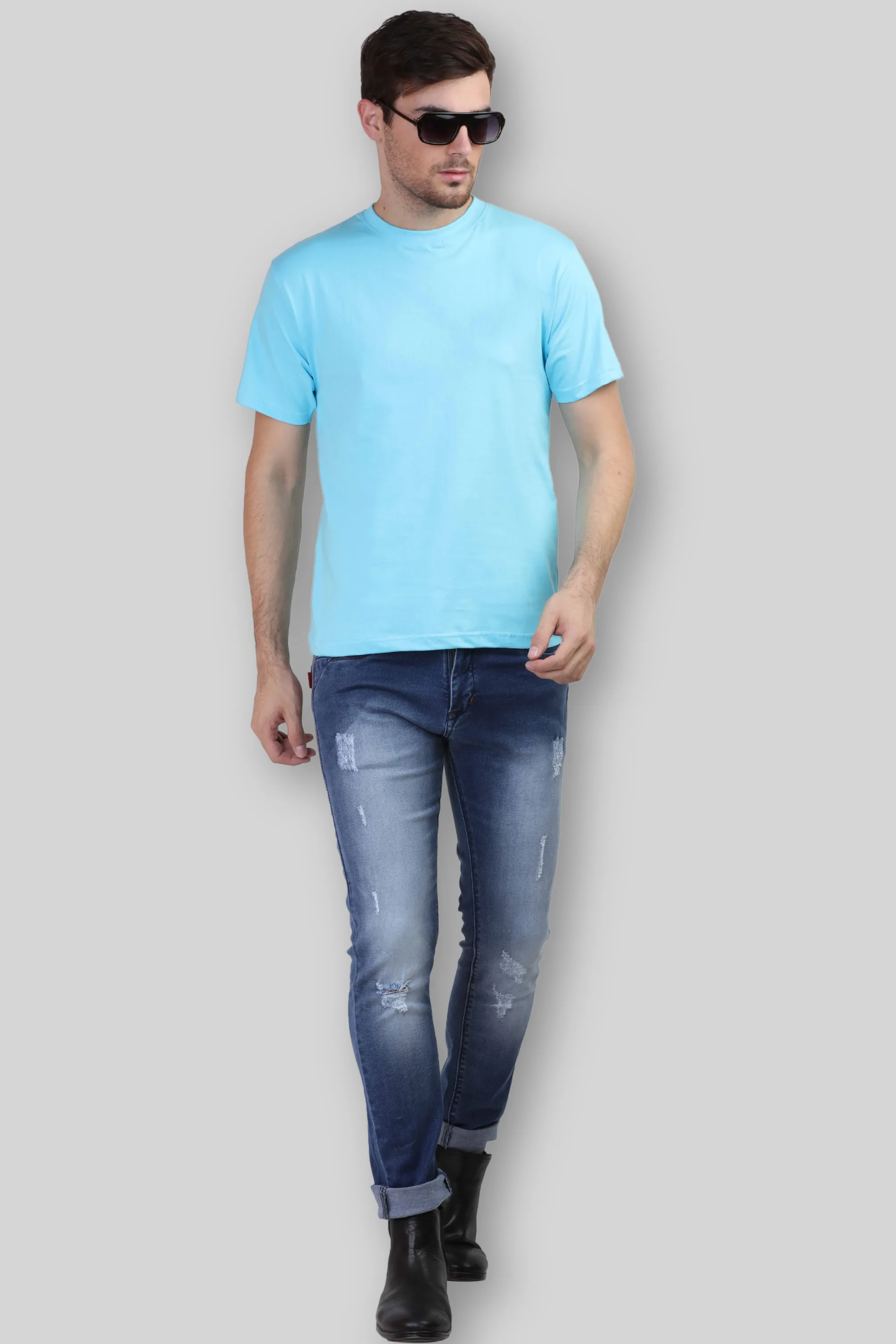 SkyBlue T-shirt for men