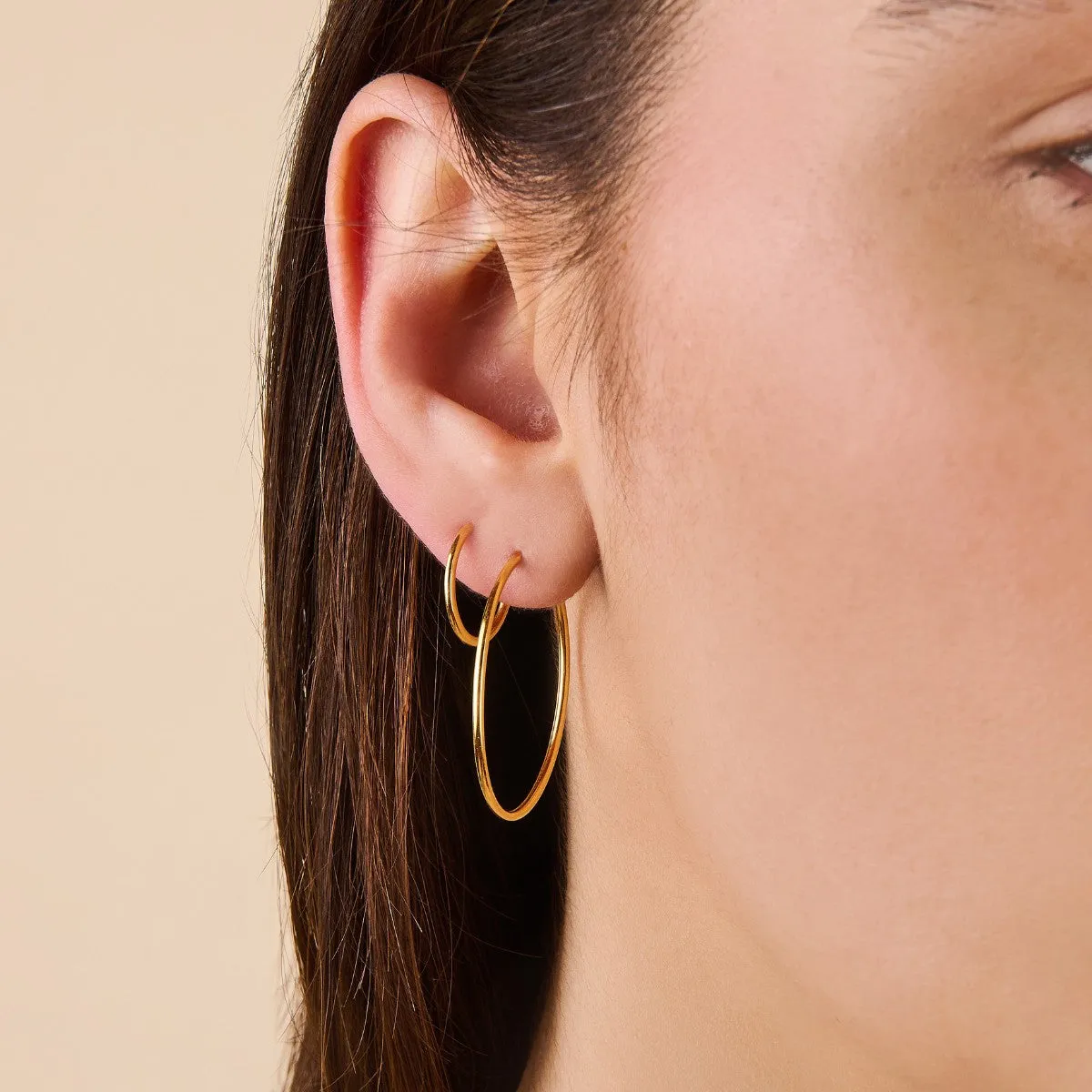 Small Endless 14k Hoops