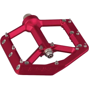 Spike Pedals Platform Aluminum 9/16 - Red