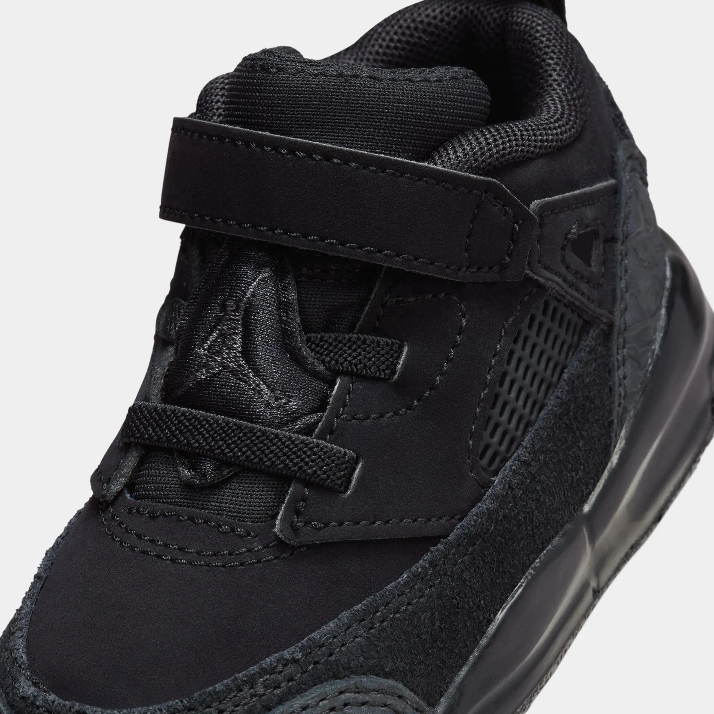 Spizike Low Infant Toddler Basketball Shoes (Black)