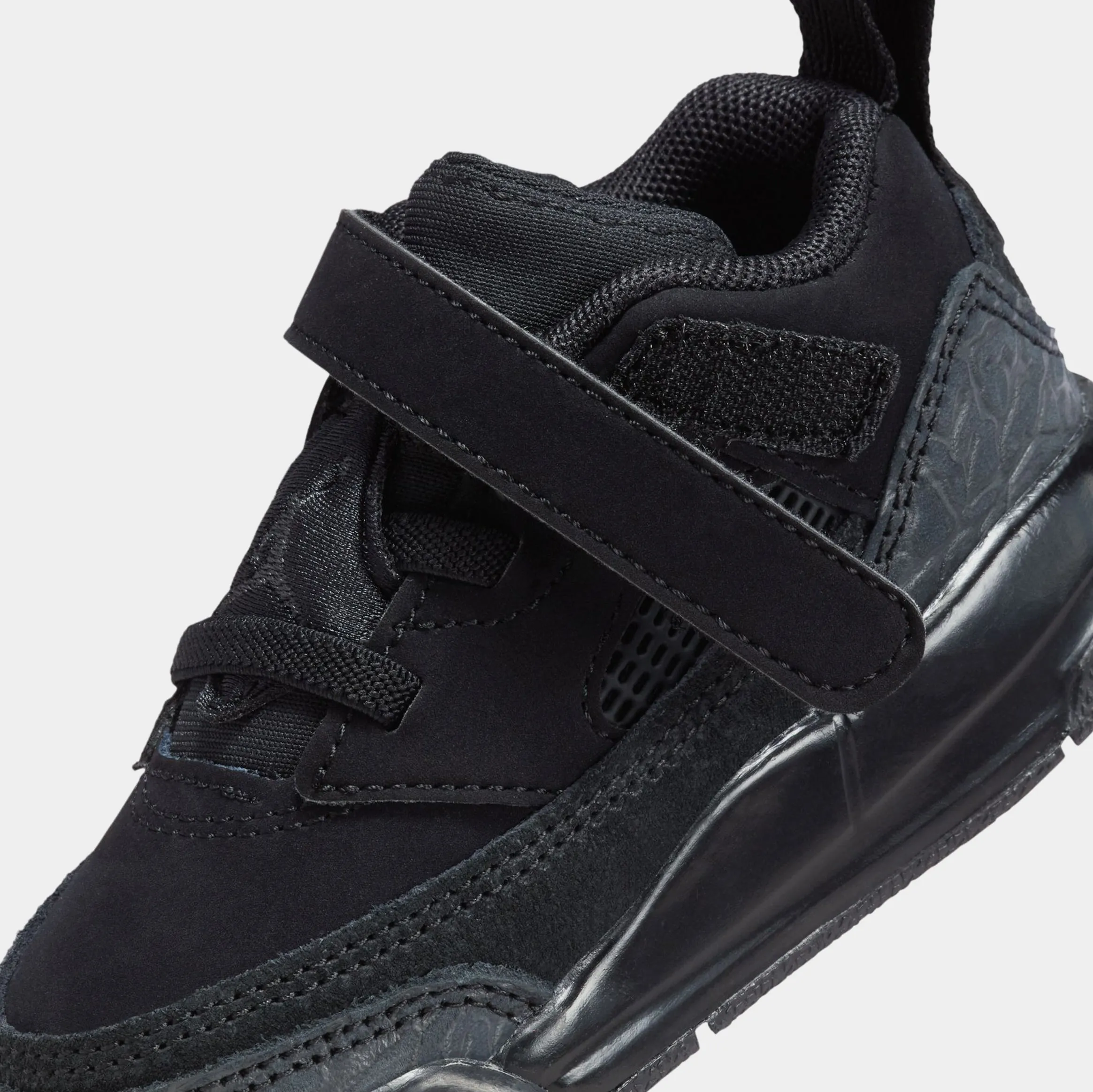 Spizike Low Infant Toddler Basketball Shoes (Black)