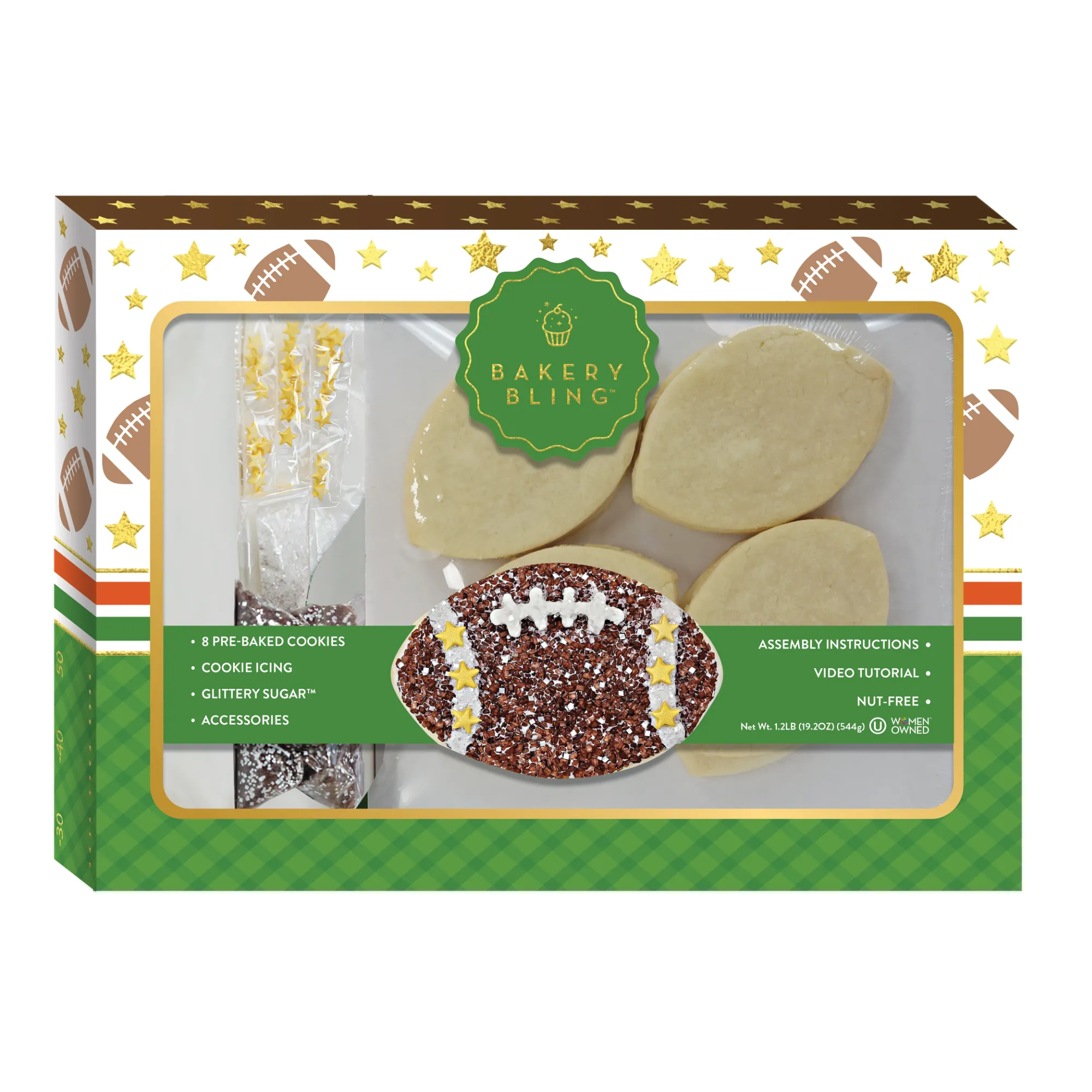 Sports Fan Designer Decorating Bundle (Cookie Kit, Cake Decor   Cupcake Kit)