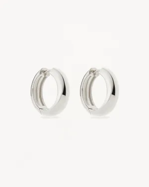 Sterling Silver Bold Large Hoops