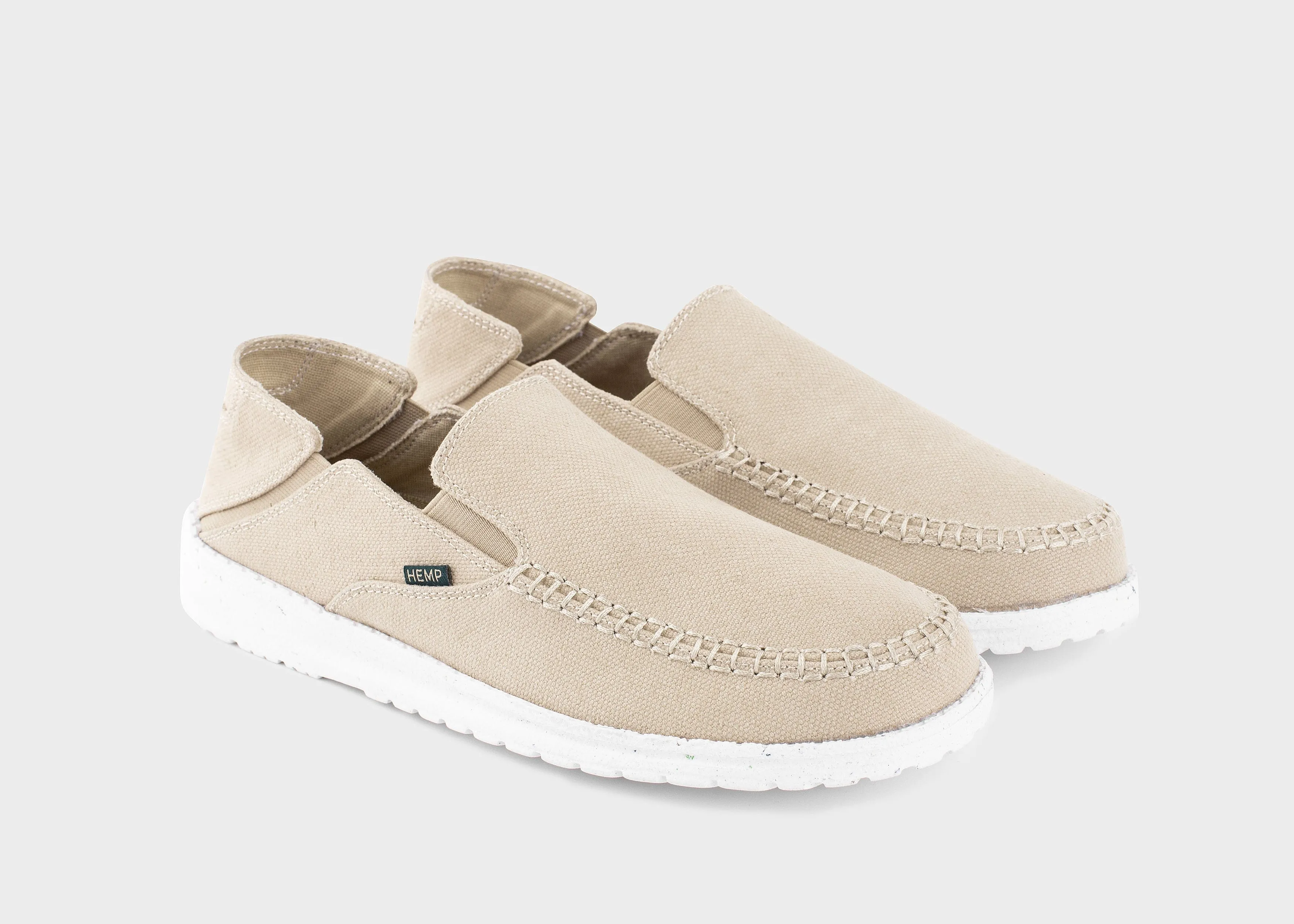 SunSlide Women's Hemp Slip-On Sneakers | Beige