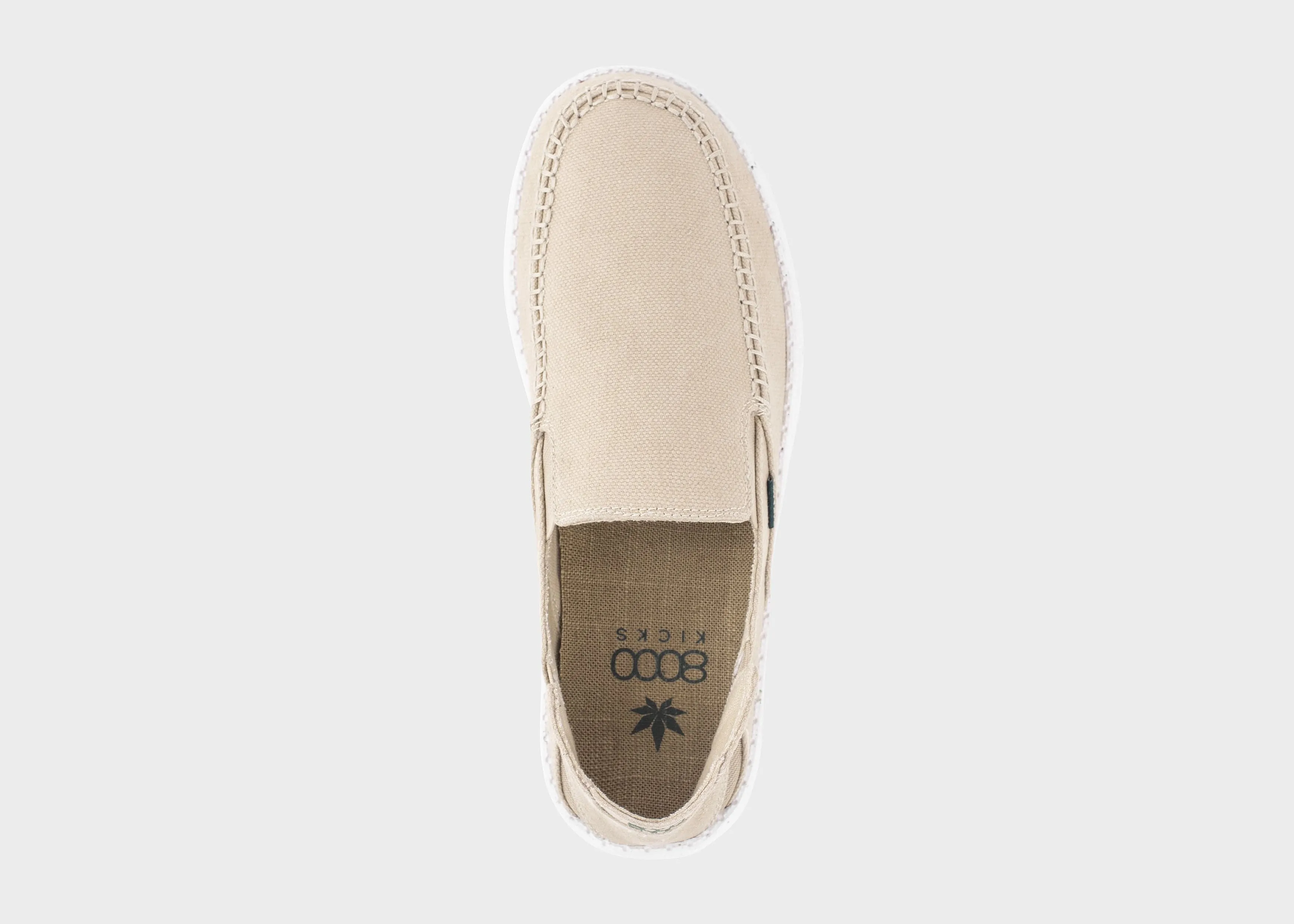 SunSlide Women's Hemp Slip-On Sneakers | Beige