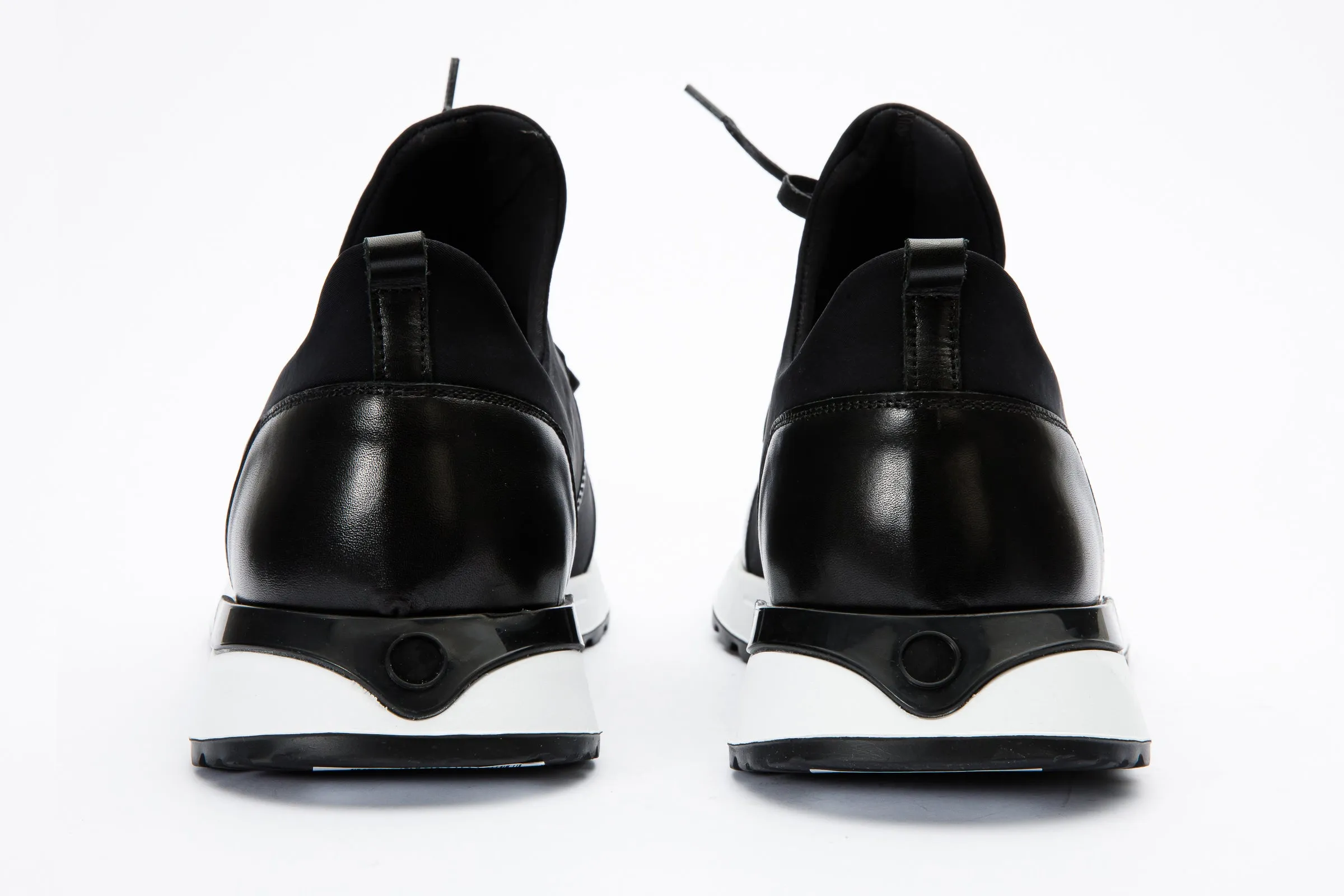 The Nebreska Black Leather Men Sneaker Final Sale!