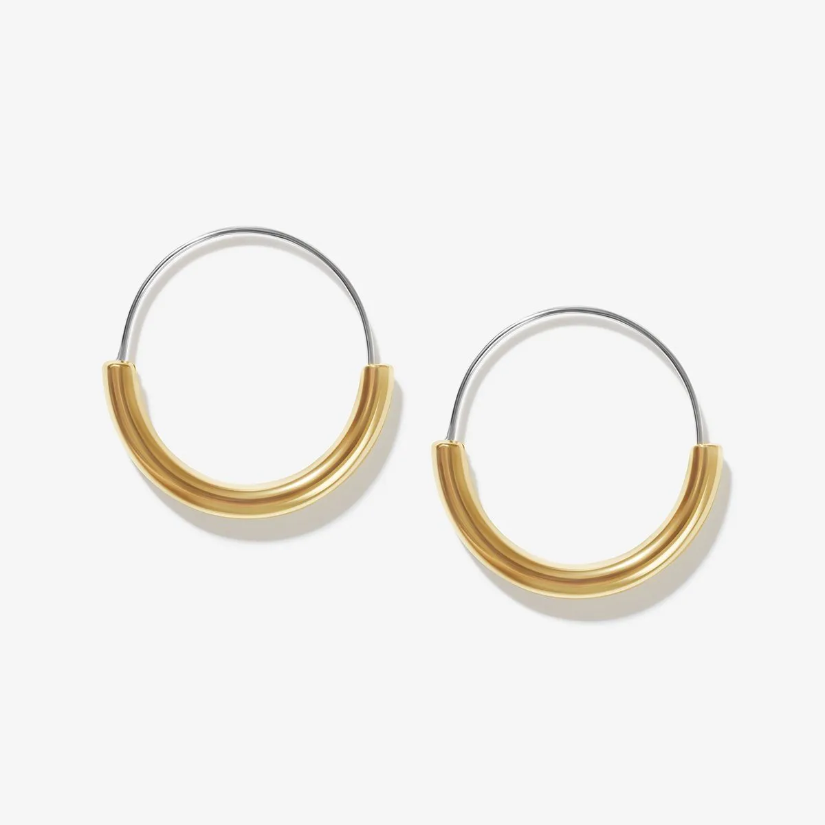 Timo pearl hoop earrings