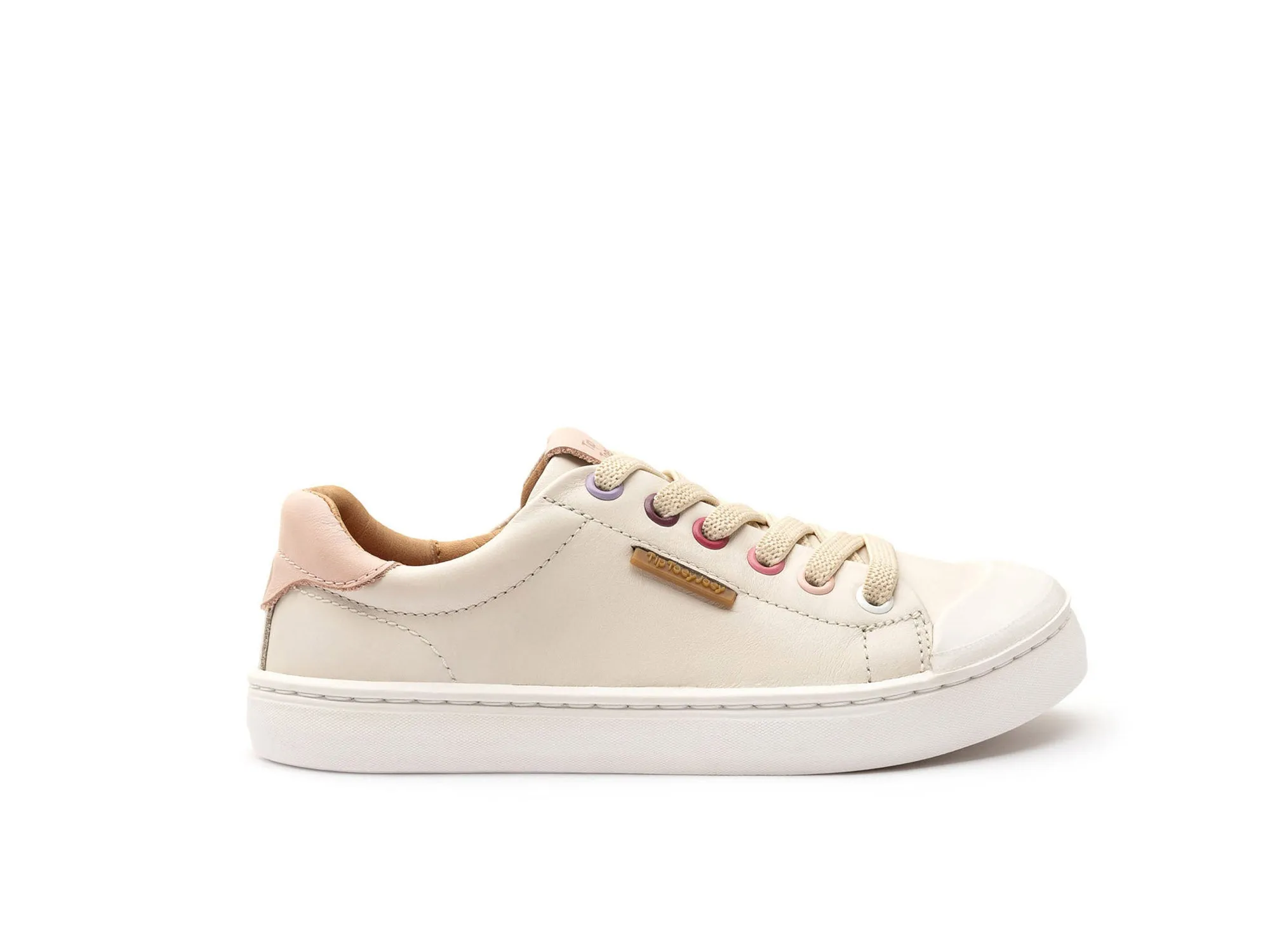 Tip Toey Joey KIDS SNEAKERS VOLT COLORS - TAPIOCA/ COTTON CANDY