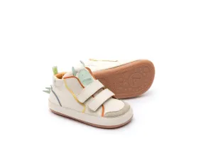 Tip Toey Joey TODDLER SNEAKERS MONSTER - TAPIOCA/ MINT/ TANGERINE