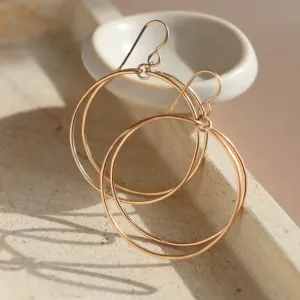 Token Jewelry Parallel Hoops