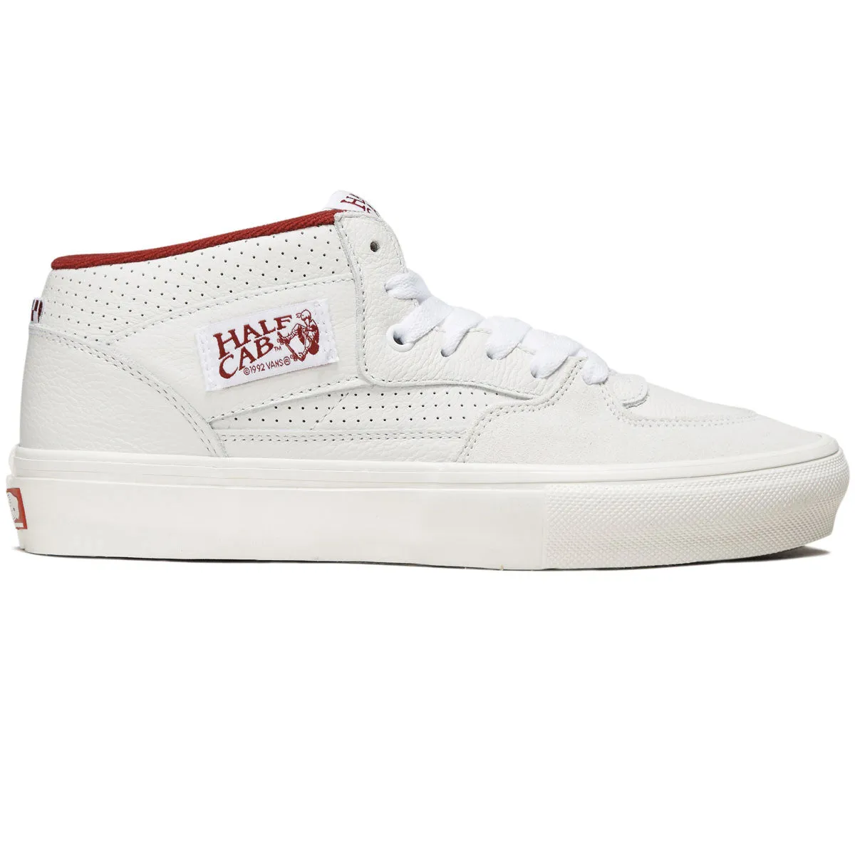 Vans Skate Half Cab Shoes - Vintage Sport White/Red