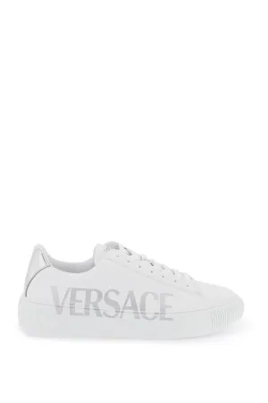 Versace 'greca' sneakers with logo