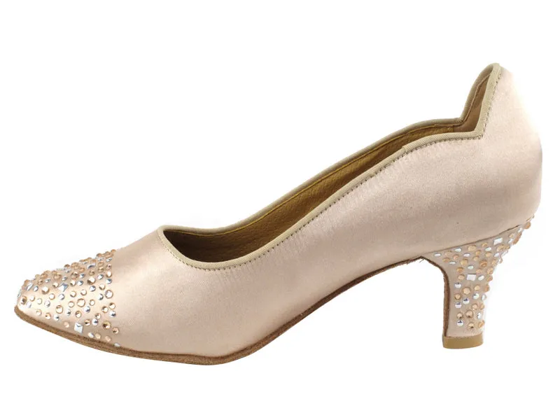 Very Fine Standard Ballroom Dance Shoes with Stone Accents 5501 In Stock