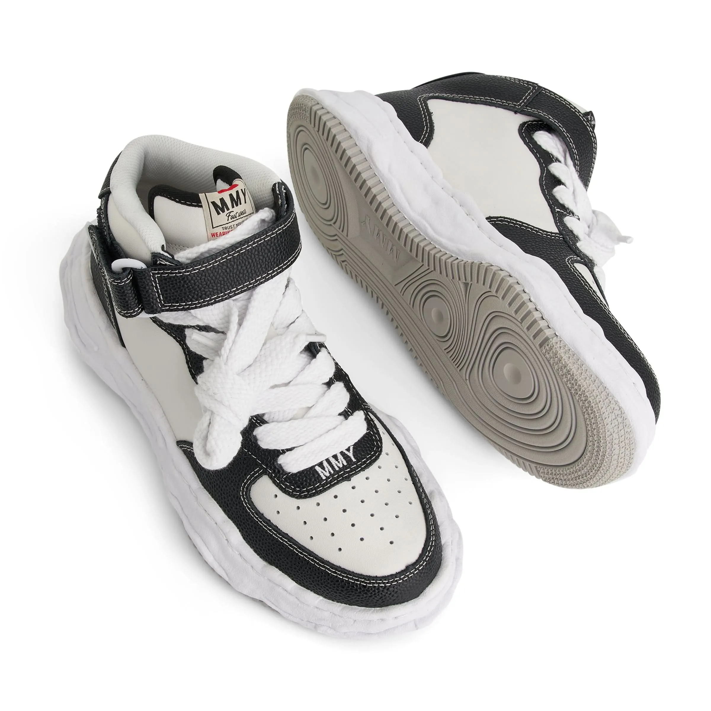 Wayne OG High Sneaker in Black/White