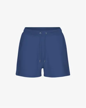 Women Organic Sweatshorts - Marine Blue