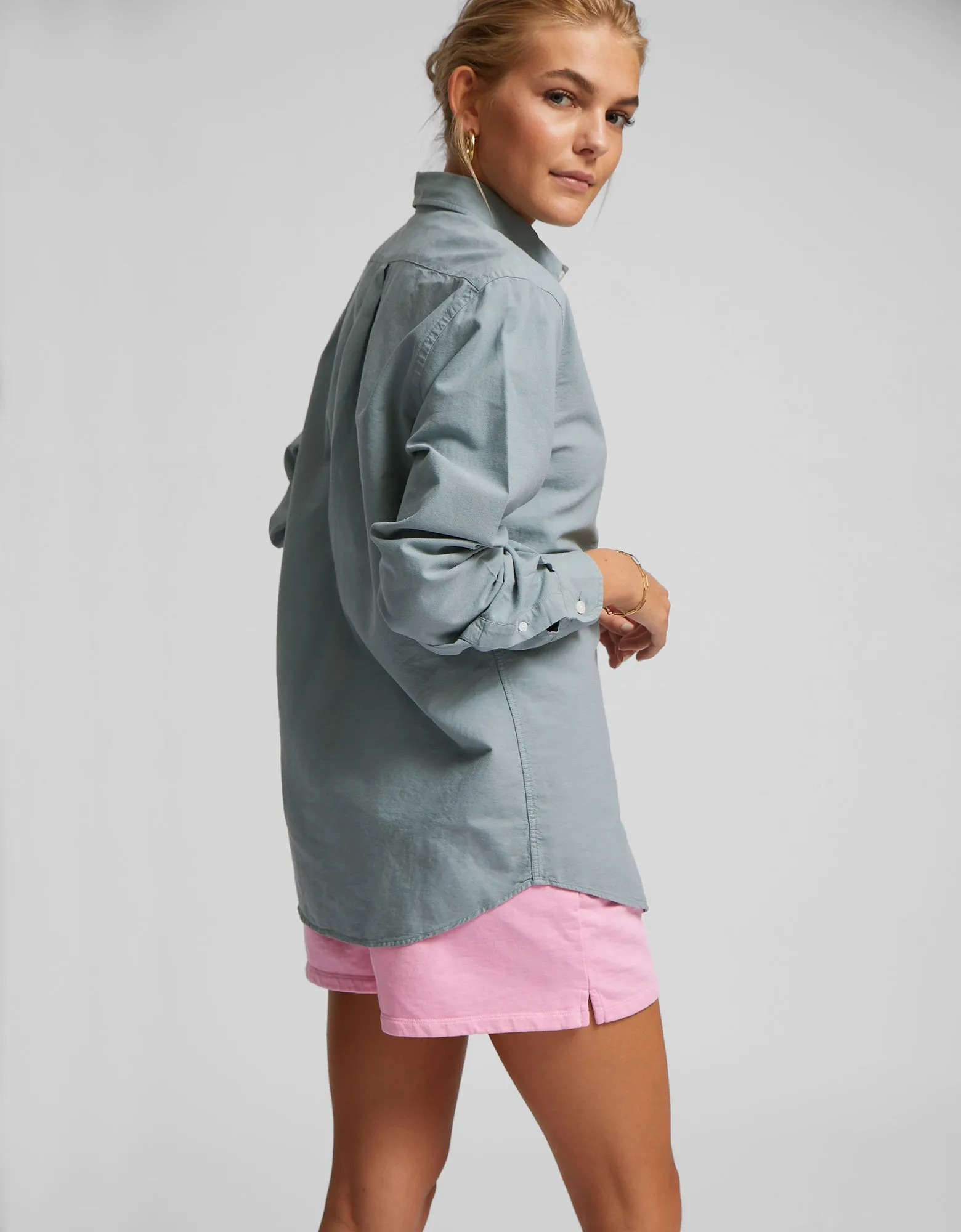 Women Organic Sweatshorts - Marine Blue