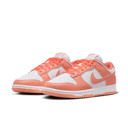 Women's Nike Dunk Low - WHITE/LT WILD MANGO