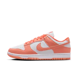 Women's Nike Dunk Low - WHITE/LT WILD MANGO