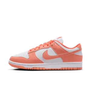 Women's Nike Dunk Low - WHITE/LT WILD MANGO