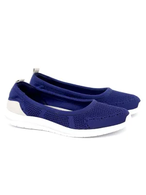 Women's Slip-On Sneakers,Dark Blue