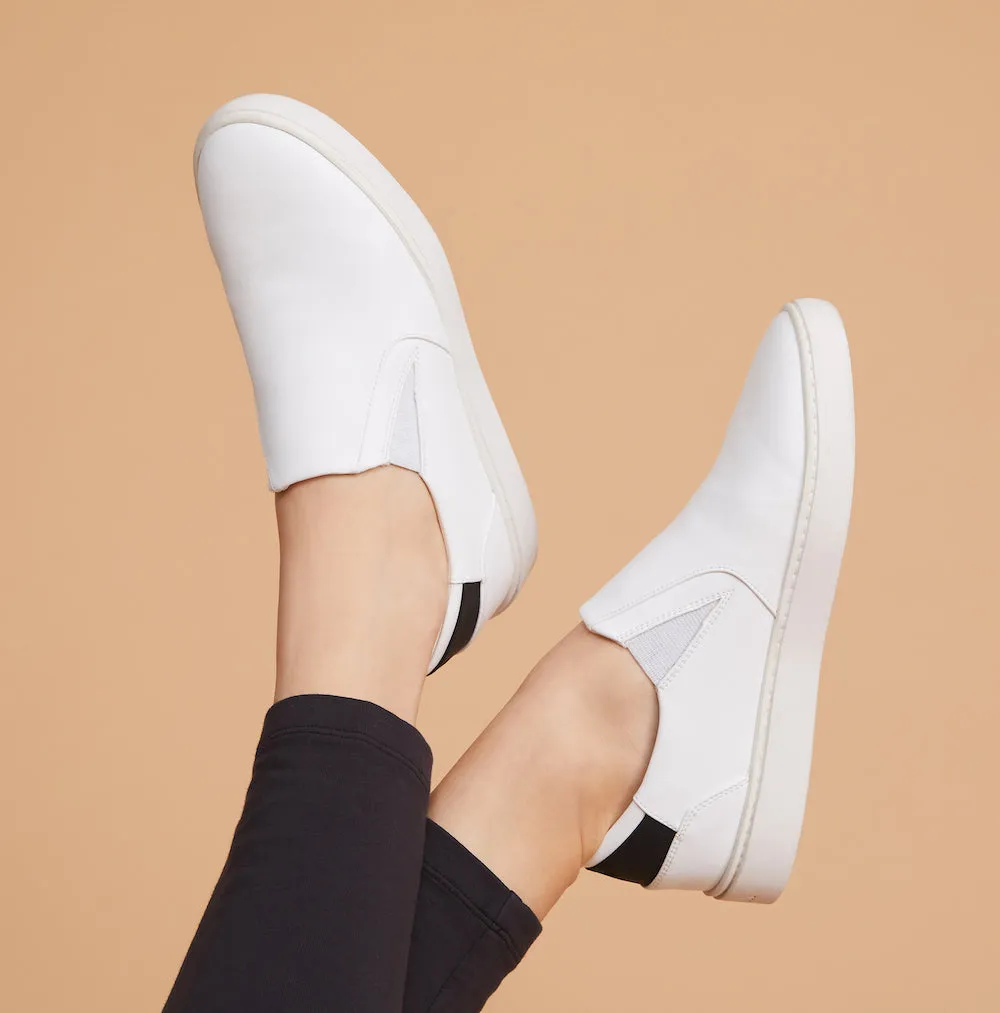 Women's Slip On | White-Acid