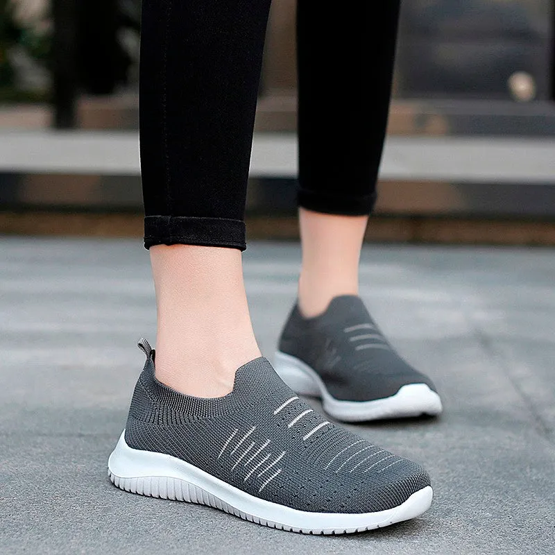 Women's spring and autumn breathable soft casual sneakers 2037