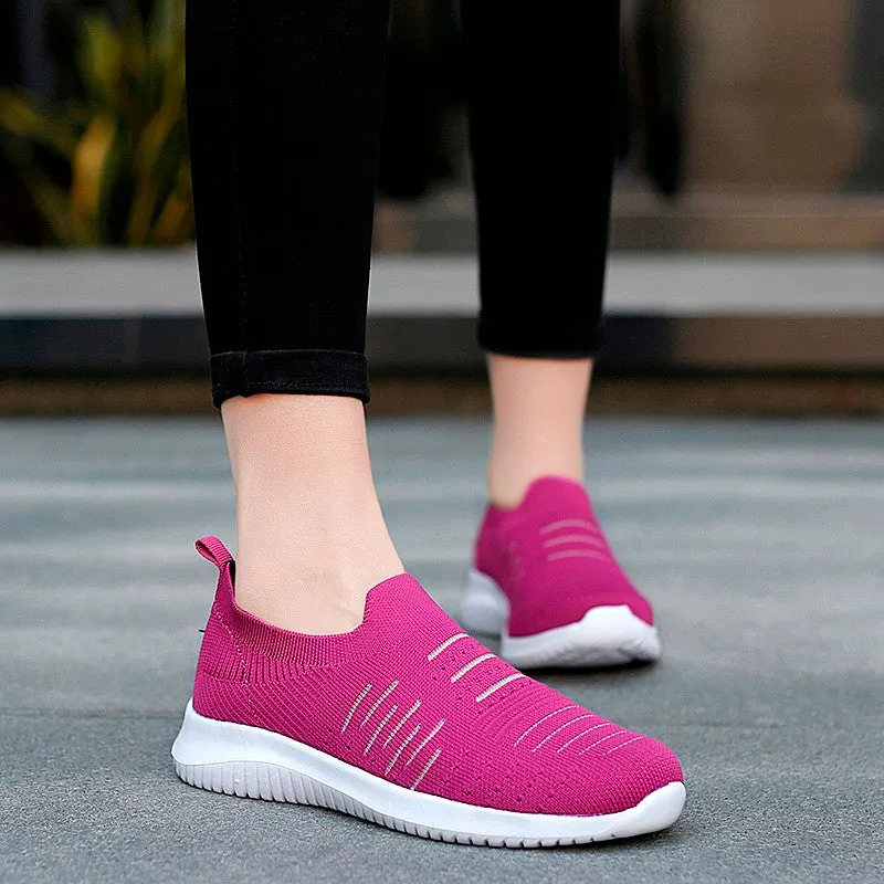 Women's spring and autumn breathable soft casual sneakers 2037