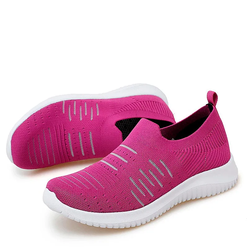 Women's spring and autumn breathable soft casual sneakers 2037