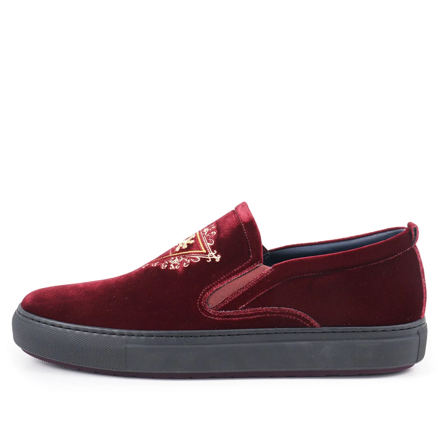 Zilli Velvet Slip-On Sneakers