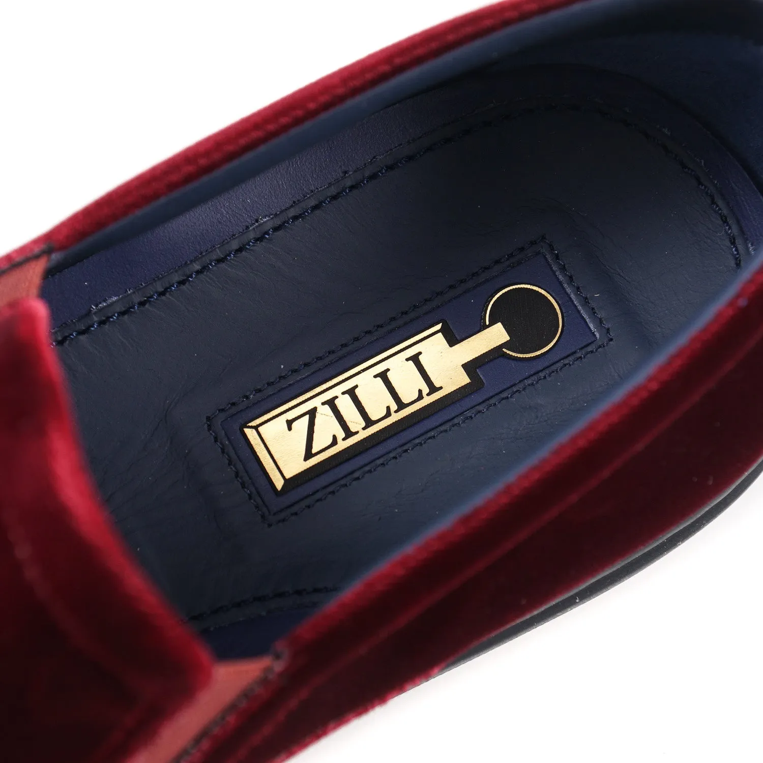 Zilli Velvet Slip-On Sneakers