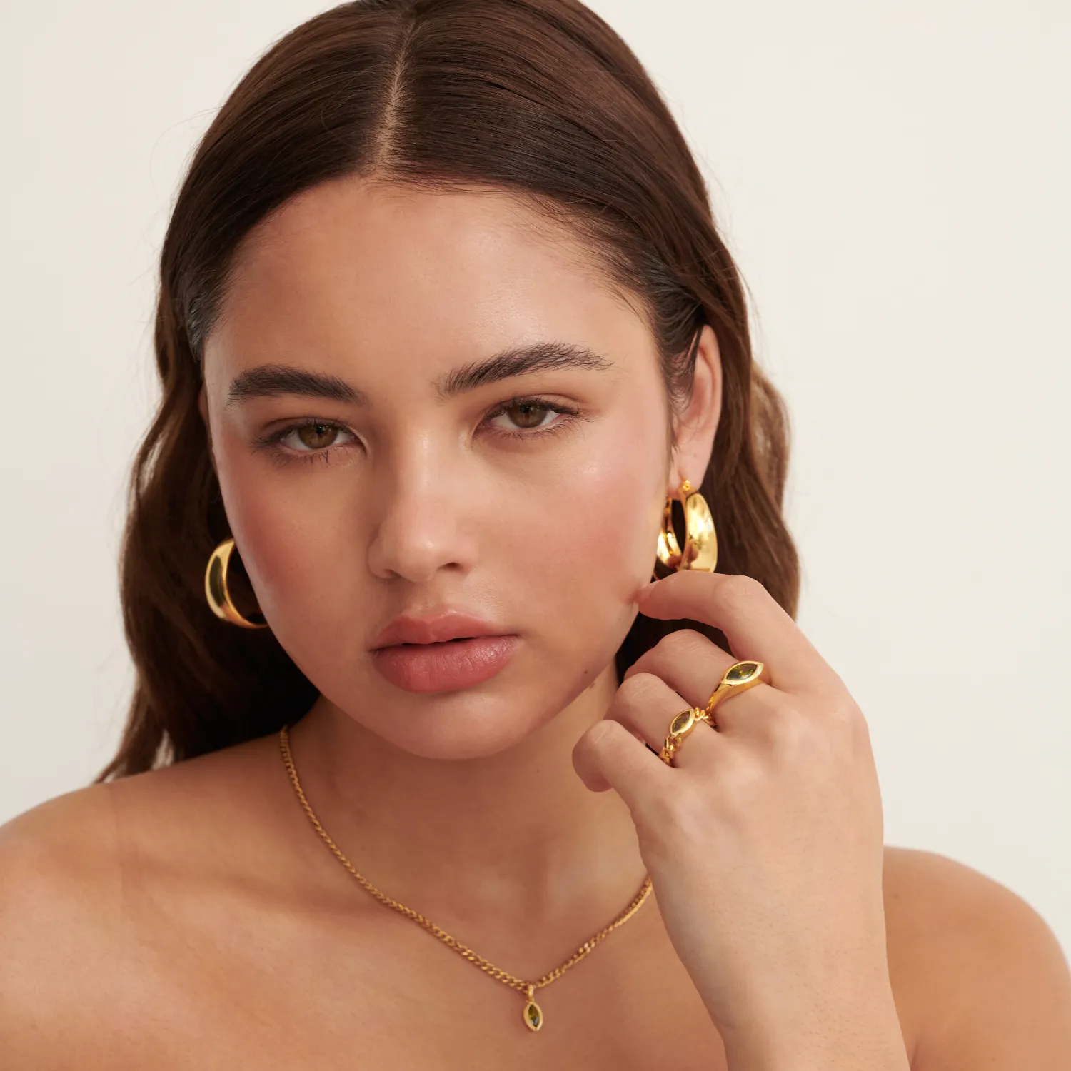 Zuri Hoops - Gold